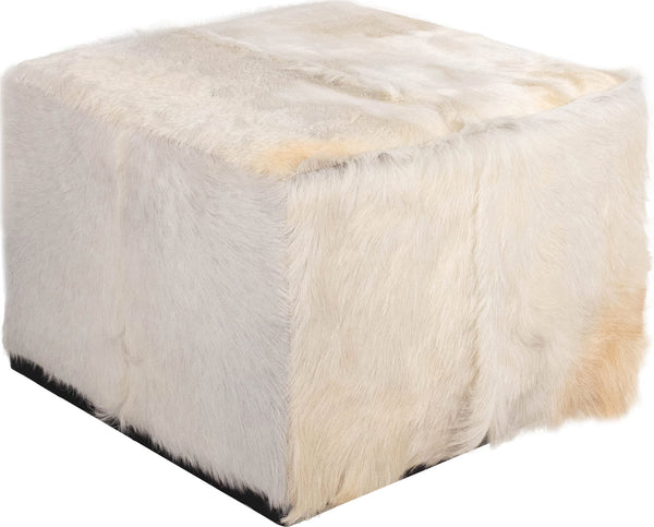 Monterey Sq Ottoman - Macadamia alternate view