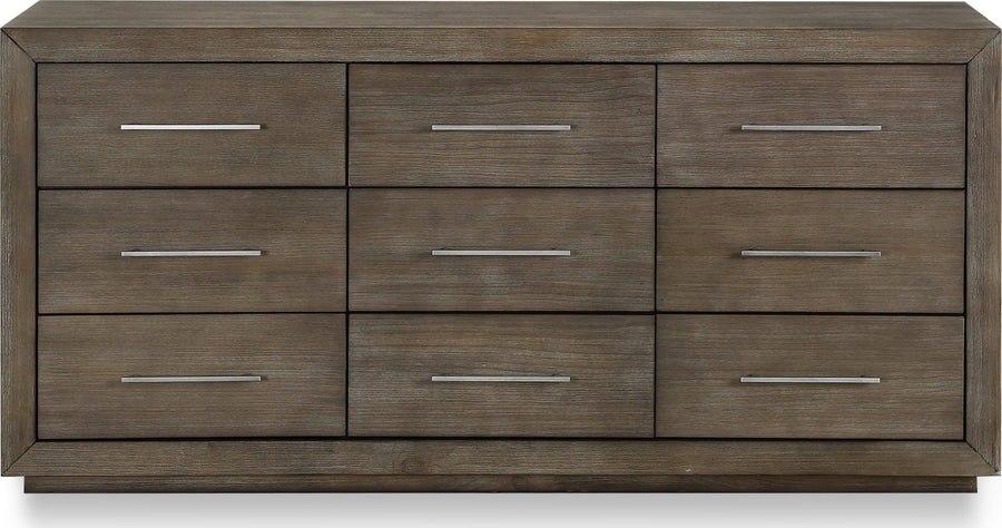 Marlborough Nine Drawer Dresser in Dark Pine - View 7