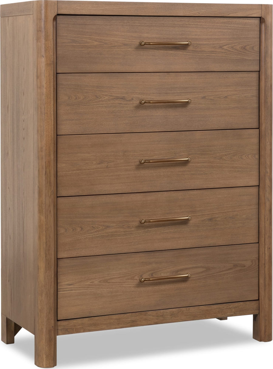 Morrison 5 Drw Chest - Claystone - View 3