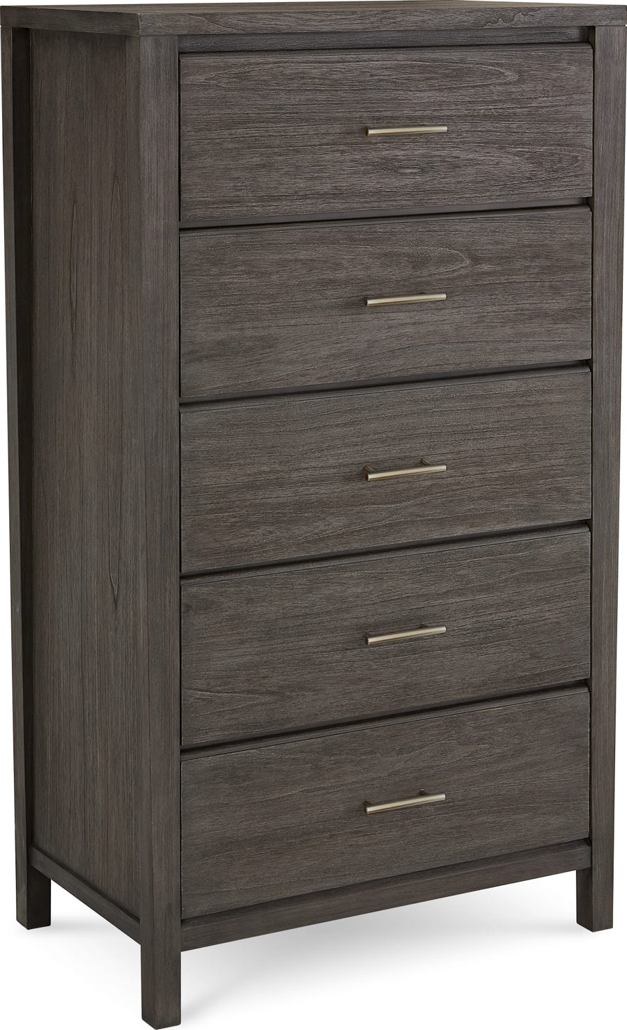 Newport Five Drawer Chest in Sharkskin - View 6