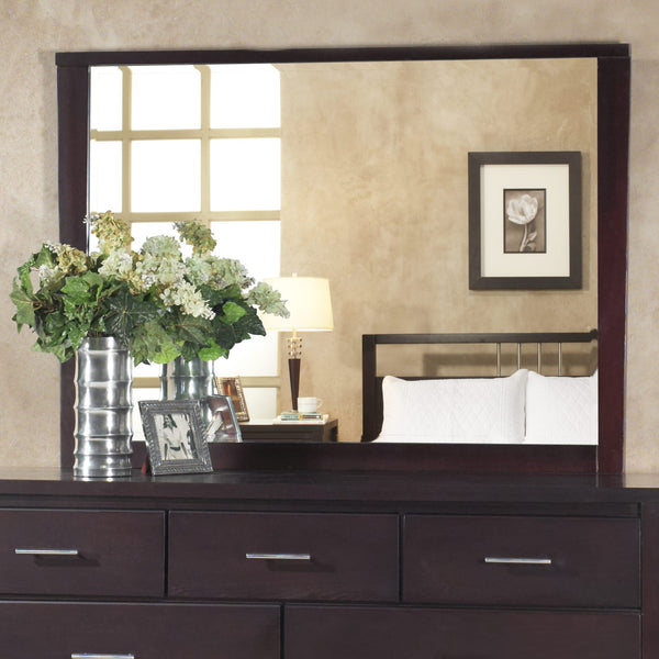 Newport Landscape Mirror In Espresso