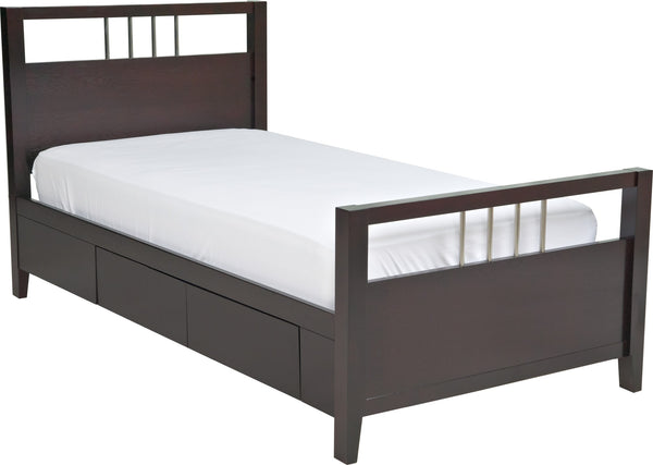 Newport Platform Storage Bed in Espresso - View 6