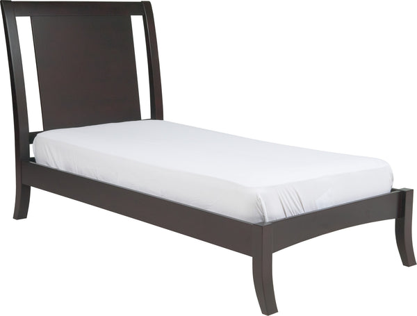 Newport Wood Sleigh Bed in Espresso - View 5