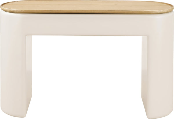 Oakwood Lift Top Console Table in Barley - View 2
