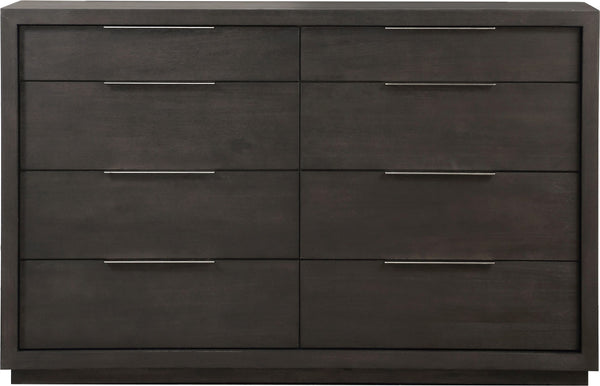 Ashi Eight Drawer Dresser in Basalt Grey