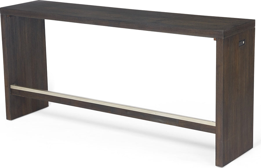Ashley Gathering Table with USB/Power in Basalt Grey - View 4