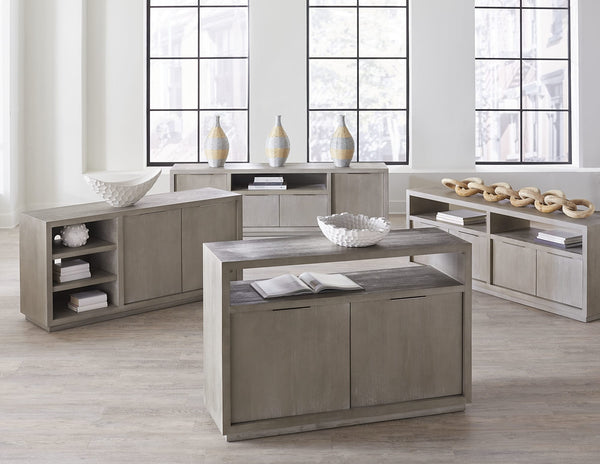 Ashi Media Console 74 inch in Mineral alternate view