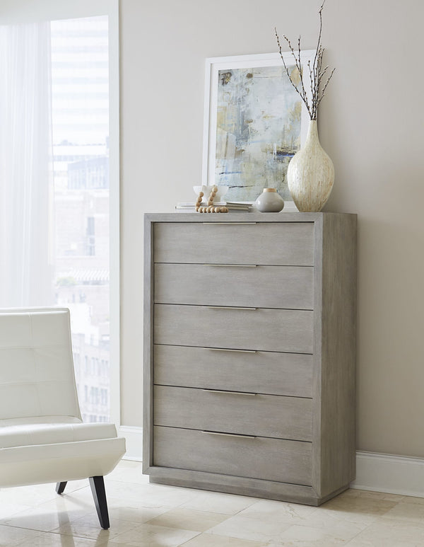 Ashi Six-Drawer Chest in Mineral alternate view