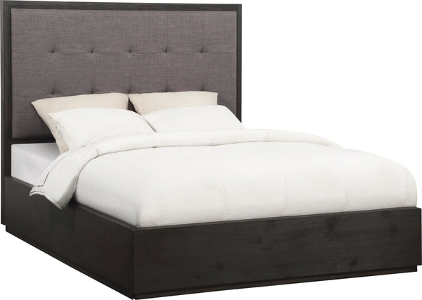 Ashley Upholstered Footboard Storage Bed in Dolphin - View 6