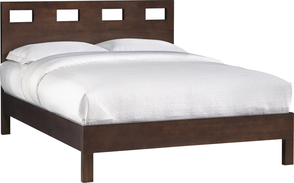 Riva Wood Bed in Chocolate Brown - View 6