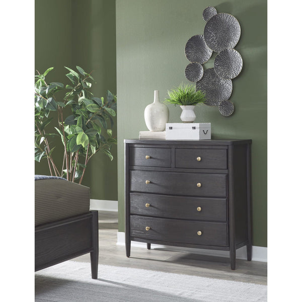 Ridgewood Five Drawer Small Chest in Yin - Main