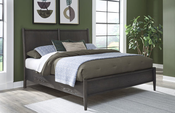 Ridgewood Oak Wood Platform Bed in Yin alternate view