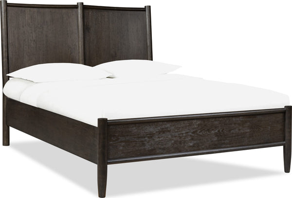 Ridgewood Oak Wood Platform Bed in Yin - View 5