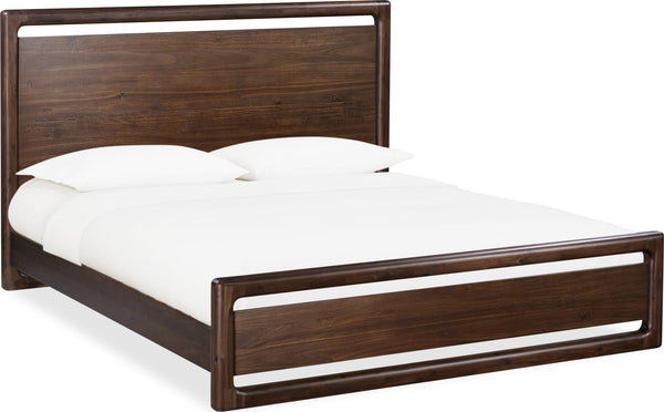 Sterling Acacia Wood Platform Bed in Brown Spice - View 5