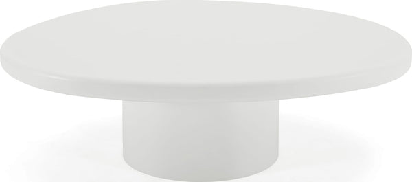 Stanford Short Wooden Coffee Table in Rice