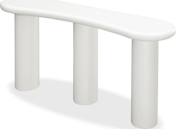 Stanford Wooden Console Table in Rice alternate view