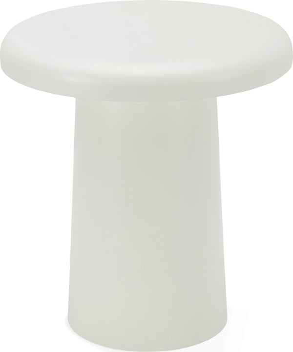 Stanford Wooden End Table in Rice - View 2
