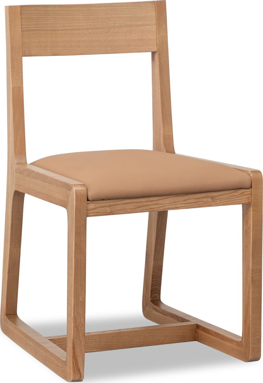 Thornton Dining Chair - Flaxen/Cam Tan - View 2