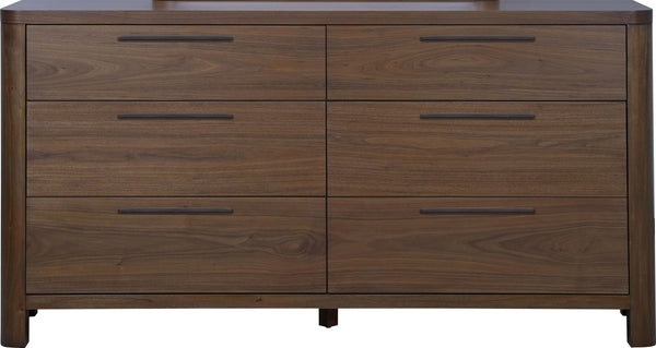 Trenton Six Drawer Dresser in English Walnut