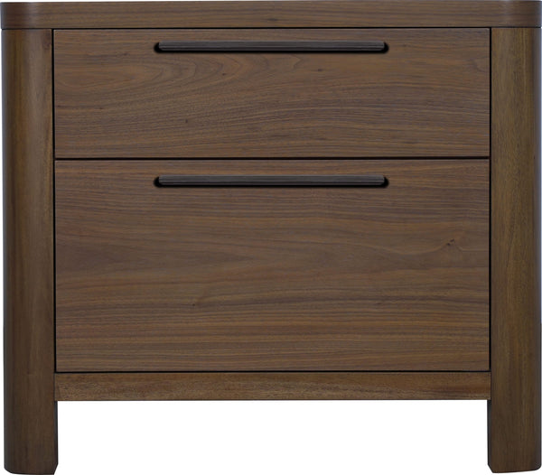Trenton Two Drawer Nightstand in English Walnut