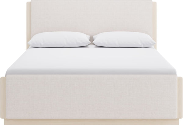 Wallen Upholstered Full Bed - White Sand alternate view