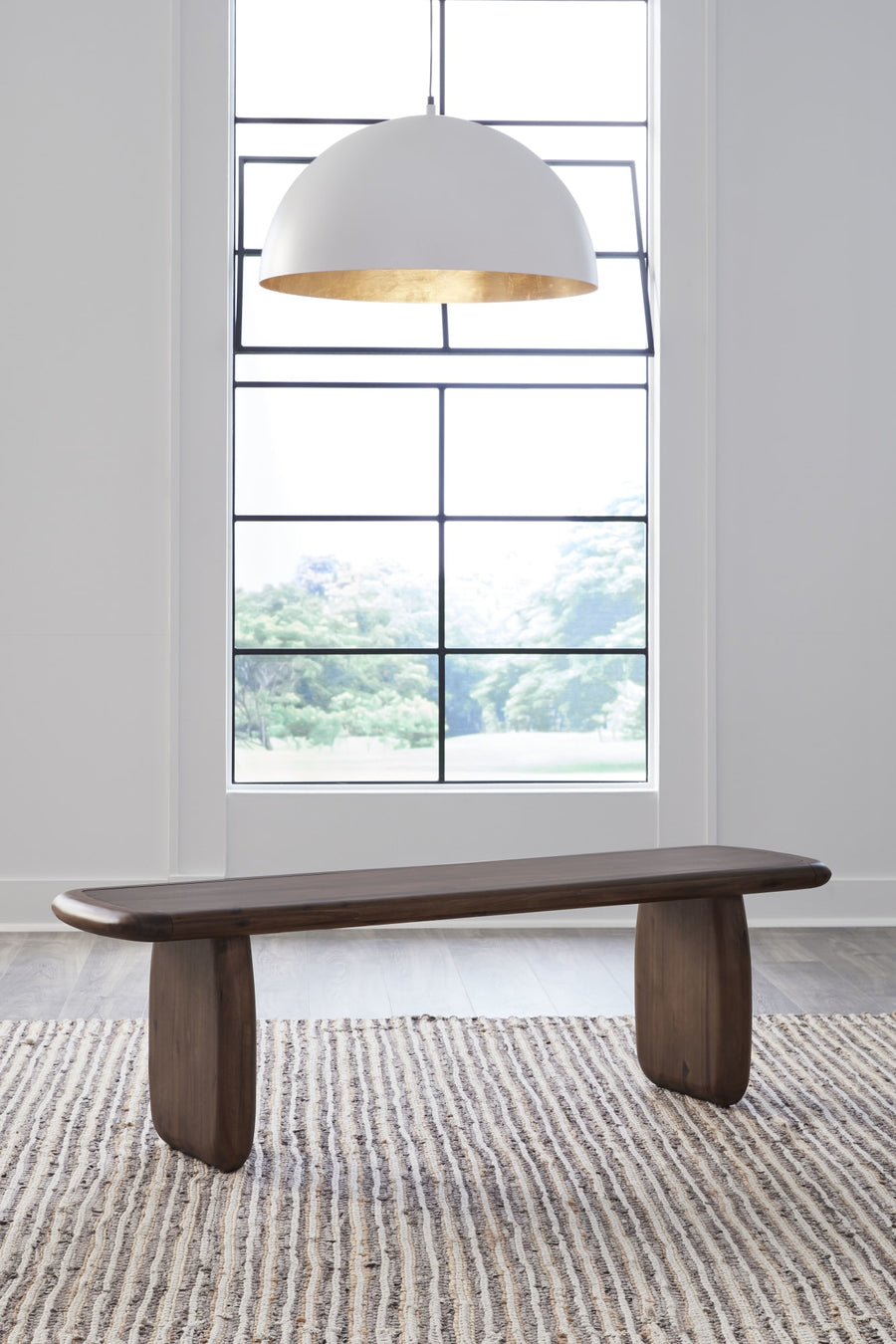 Wexford Acacia Wood Bench in Impala