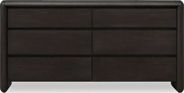 Wexford Six Drawer Acacia Wood Dresser in Jaguar - View 2