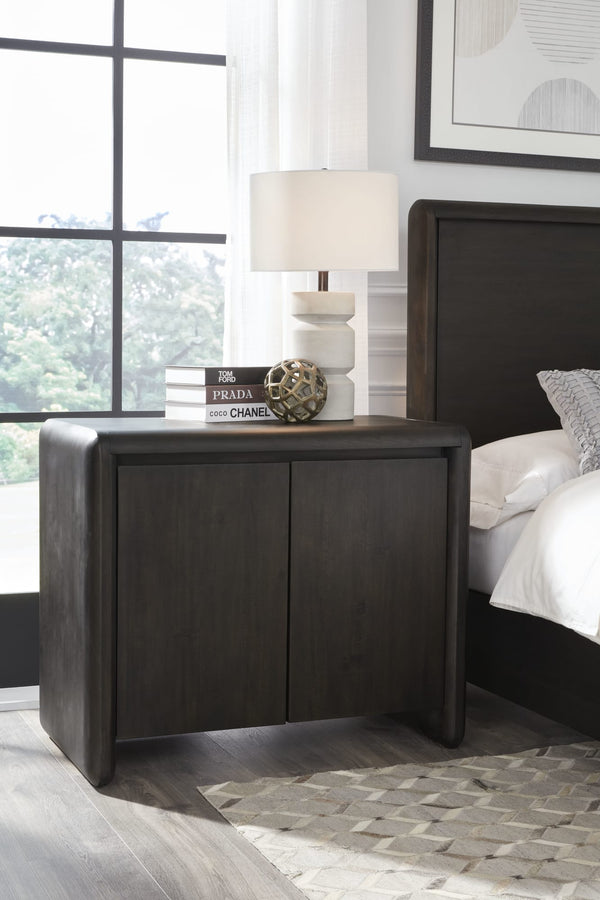 Wexford Two Door Acacia Wood Cabinet in Jaguar