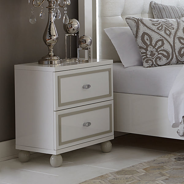 Tower Cloud White Nightstand alternate view