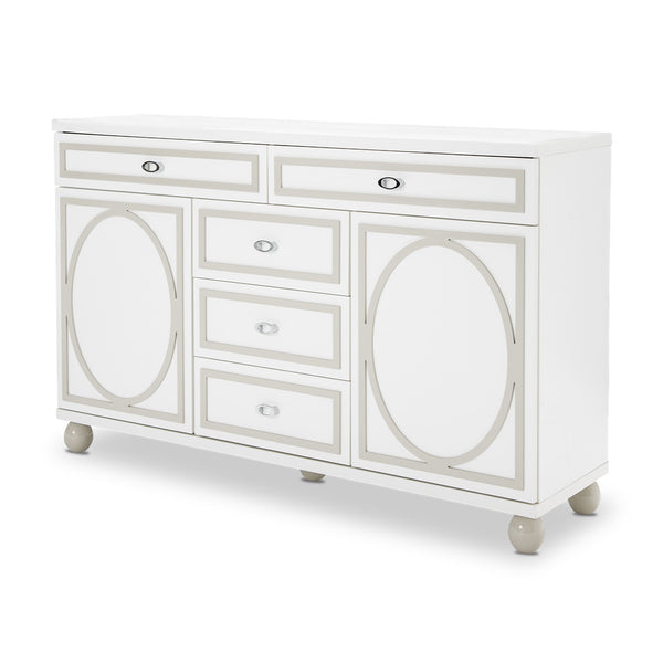 Tower Cloud White Dresser