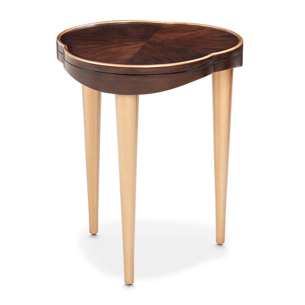 Camellia Field Chairside Table - Warm Pecan alternate view