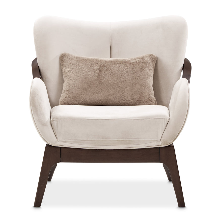 Camellia Field Accent Chair Porchini - Warm Pecan