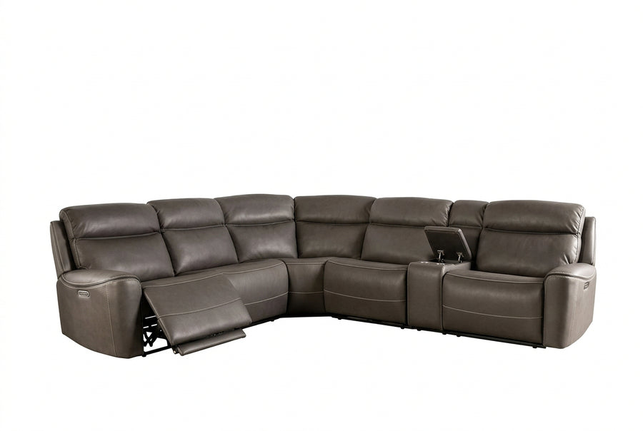 Sterling Dark Gray Zero-Gravity Power Reclining Sectional