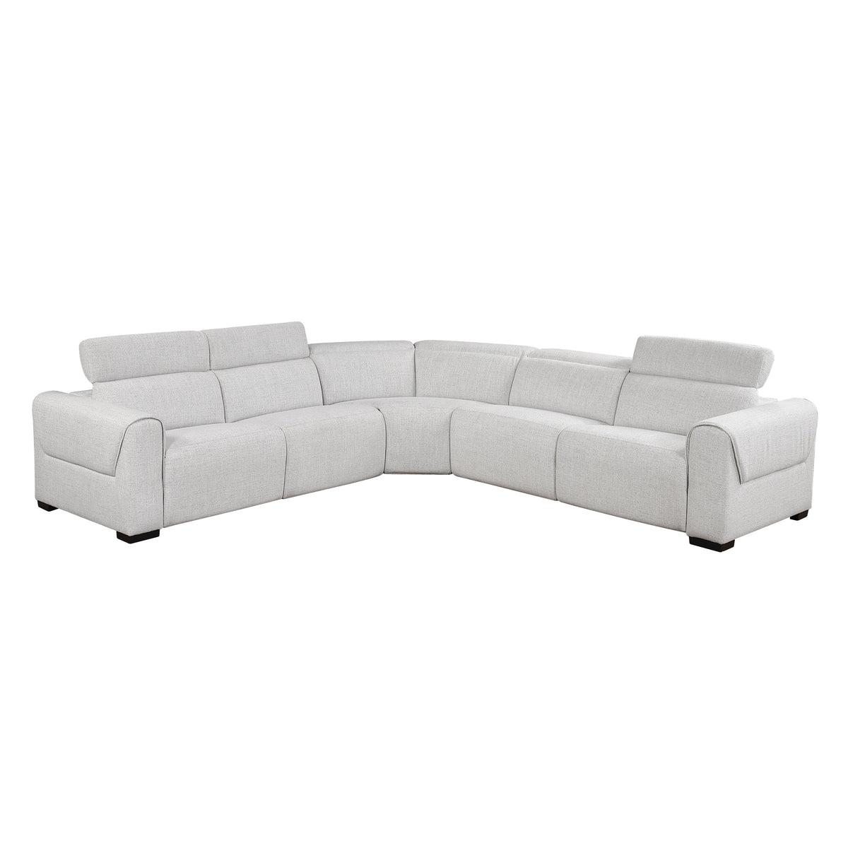 Modular reclining sectional living room set