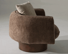 Amber Wood II Accent Swivel Chair