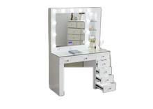 LR-032 vanity with drawers open, background removed