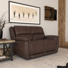 Flexsteel Beau Fabric Power Reclining Loveseat with Power Headrests