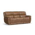 Flexsteel Beau Fabric Power Reclining Sofa with Power Headrests