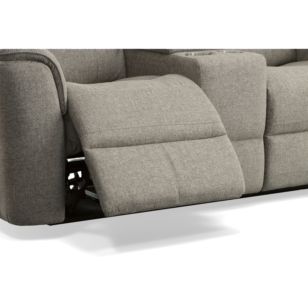 Henry Fabric Power Reclining Sofa with Power Headrests & Lumbar in Fog