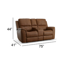 Henry Power Reclining Loveseat with Power Headrests & Lumbar