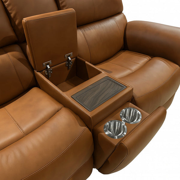 Henry Power Reclining Loveseat with Power Headrests & Lumbar alternate view