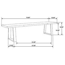 Edge River Wood Dining Bench