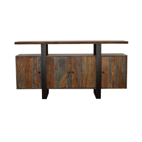 Edge River Wood 4-door Solid Wood Sideboard Buffet