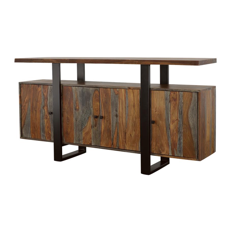 Edge River Wood 4-door Solid Wood Sideboard Buffet