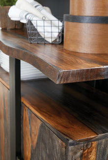 Edge River Wood 4-door Solid Wood Sideboard Buffet