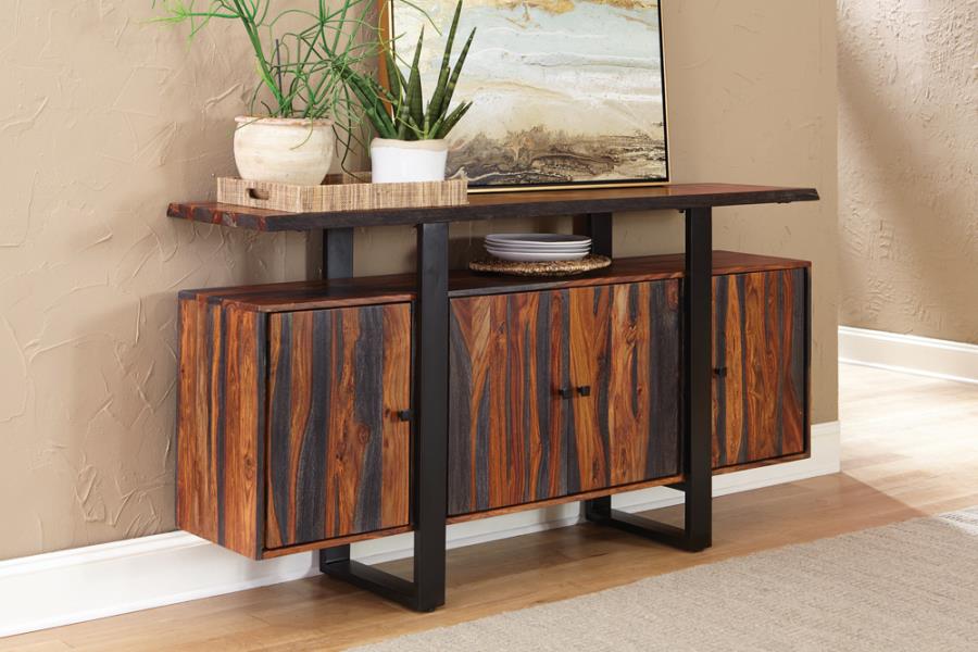 Edge River Wood 4-door Solid Wood Sideboard Buffet