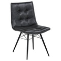 Edge River Upholstered Dining Side Chair Charcoal Grey