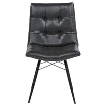 Edge River Upholstered Dining Side Chair Charcoal Grey