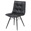 Edge River Upholstered Dining Side Chair Charcoal Grey