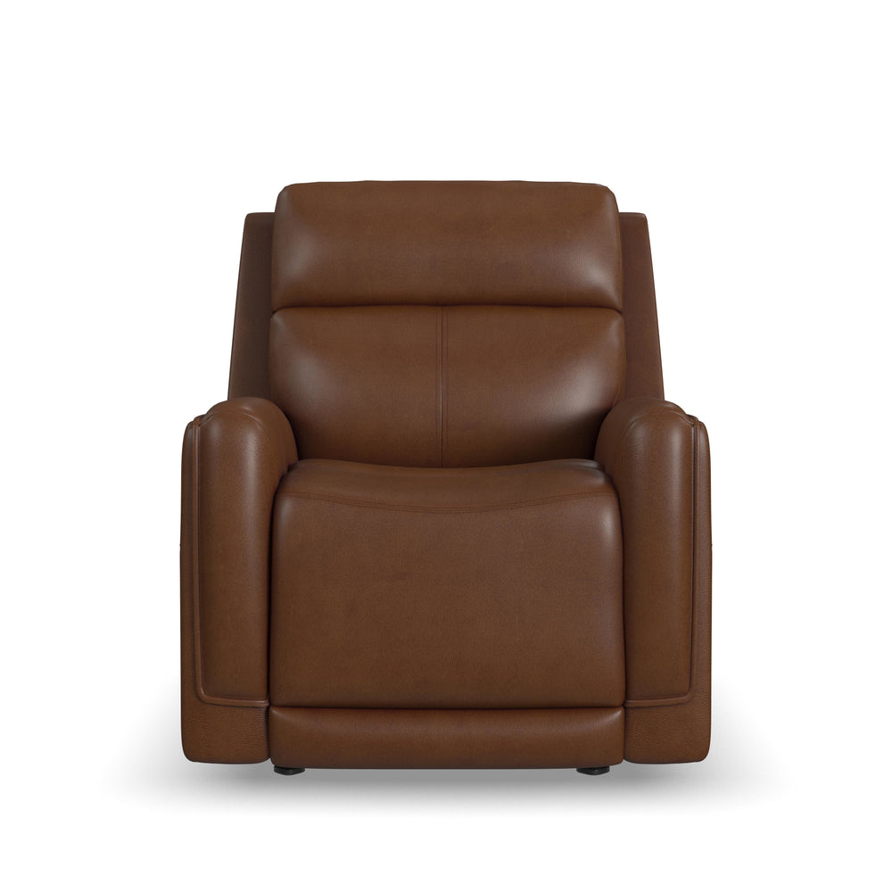 Alister Sedona Leather Power Gliding Recliner with Power Headrest & Lumbar